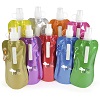 Metallic fold up bottle