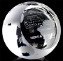 Crystal Globe with Flat face